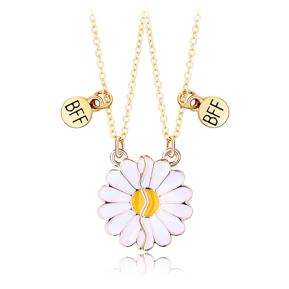 Amazon.com: 2Pcs Half Sun Sunflower Daisy Flower Pendant